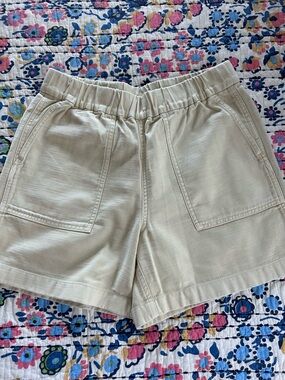 J.Crew Women's Elastic-Waist Beige Shorts, size XS